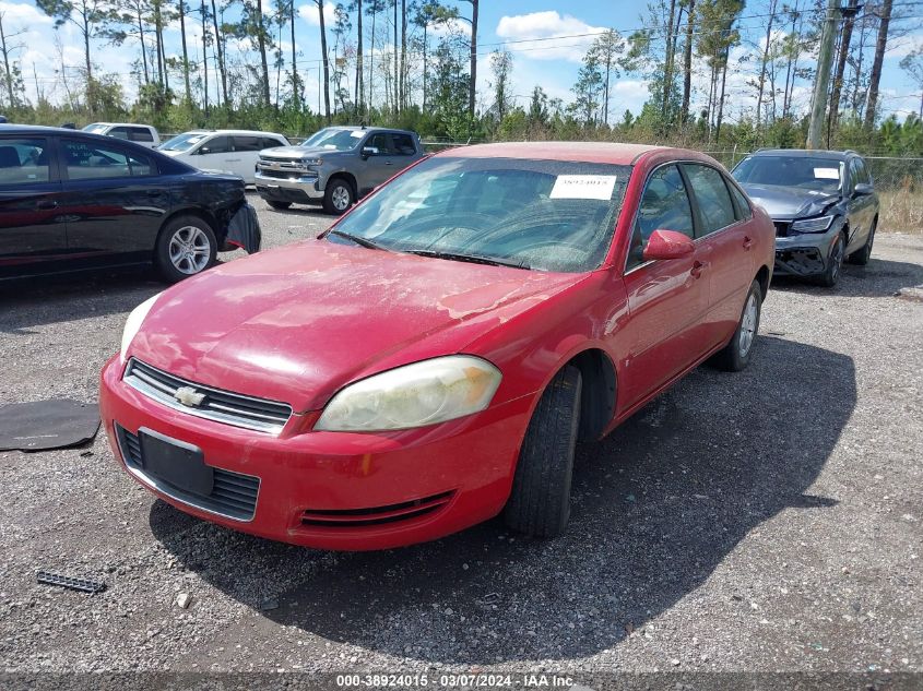 2008 Chevrolet Impala Lt VIN: 2G1WT55N981254382 Lot: 38924015