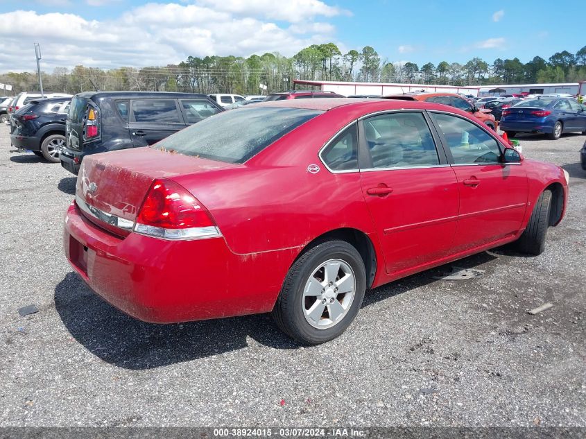 2008 Chevrolet Impala Lt VIN: 2G1WT55N981254382 Lot: 38924015