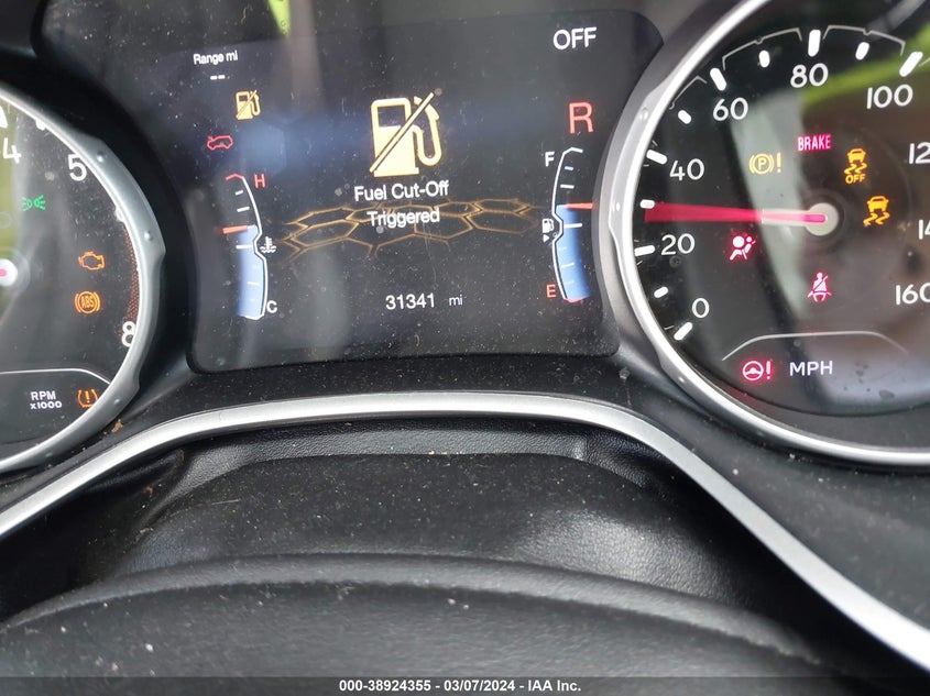 VIN 3C4NJDAB9LT161738 2020 JEEP COMPASS SPORT 4X4