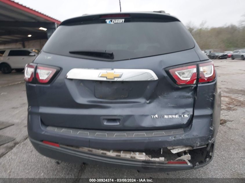 2013 Chevrolet Traverse Ls VIN: 1GNKRFKD3DJ165954 Lot: 38924374