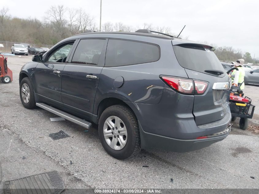 2013 Chevrolet Traverse Ls VIN: 1GNKRFKD3DJ165954 Lot: 38924374