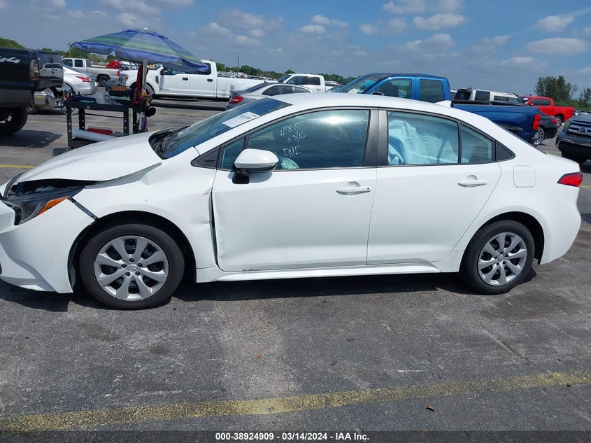 2021 TOYOTA COROLLA VIN: 5YFEPMAE9MP267507