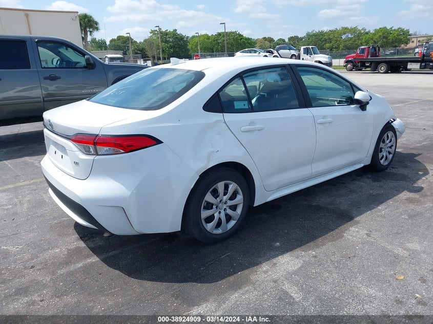 2021 TOYOTA COROLLA VIN: 5YFEPMAE9MP267507