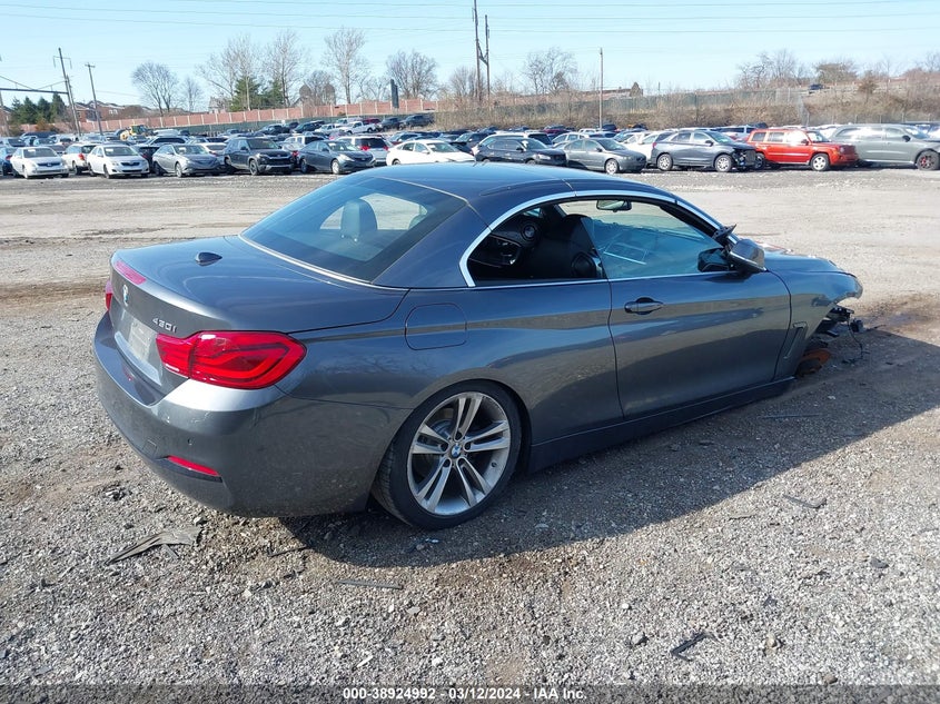 2018 BMW 430I VIN: WBA4Z1C59JEC60728 Lot: 38924992