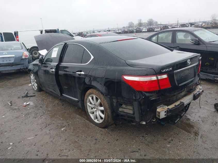 2009 Lexus Ls 460 VIN: JTHBL46F795090572 Lot: 38925014