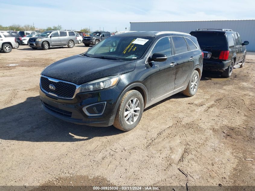 2016 Kia Sorento Lx/L VIN: 5XYPGDA39GG061927 Lot: 39255891