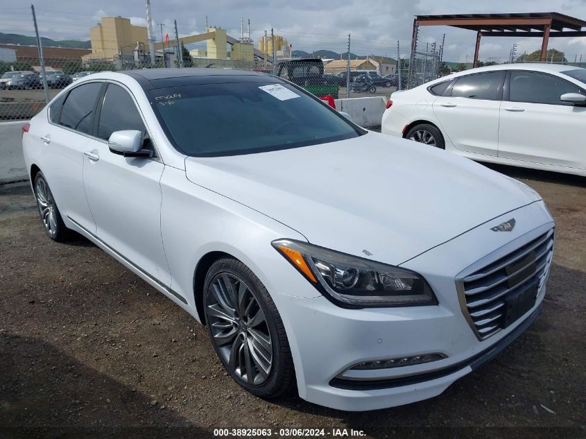 2015 Hyundai Genesis 5.0 VIN: KMHGN4JF0FU035676 Lot: 38925063