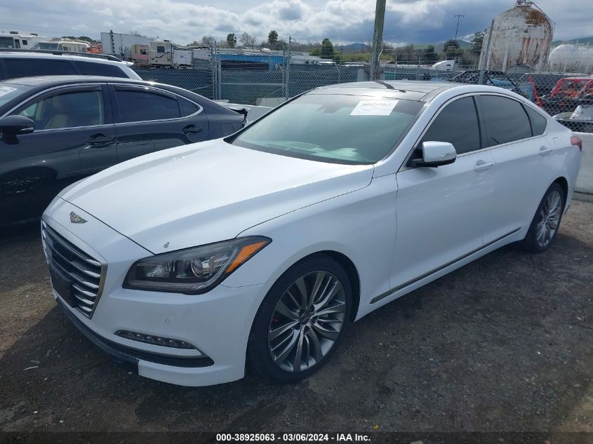 2015 Hyundai Genesis 5.0 VIN: KMHGN4JF0FU035676 Lot: 38925063