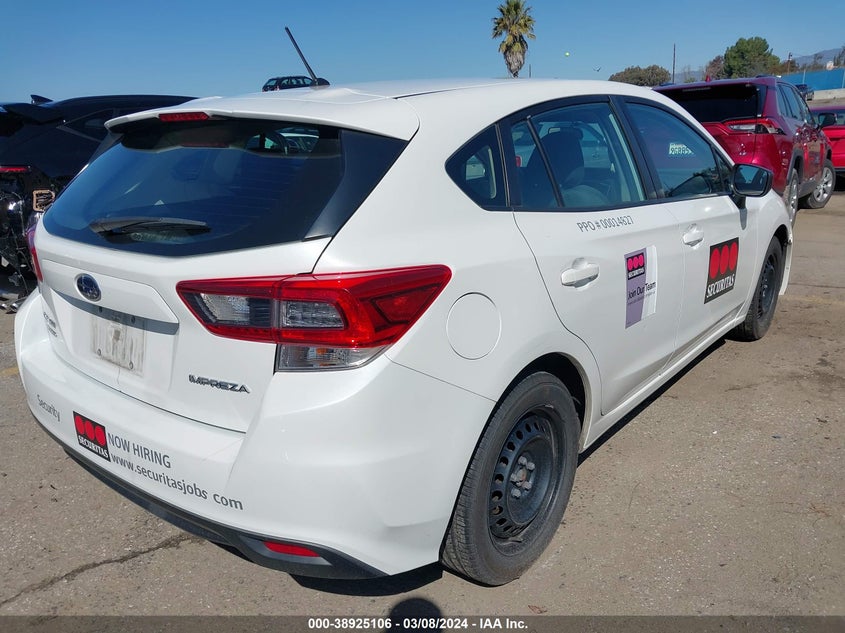 VIN 4S3GTAB60L3716686 2020 SUBARU IMPREZA 5-DOOR