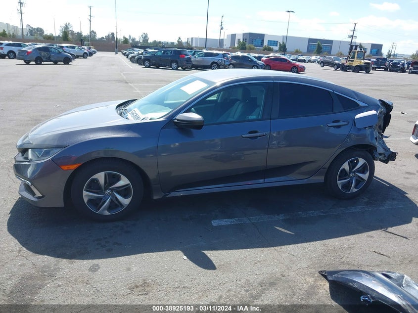 2021 HONDA CIVIC LX - 2HGFC2F60MH553968