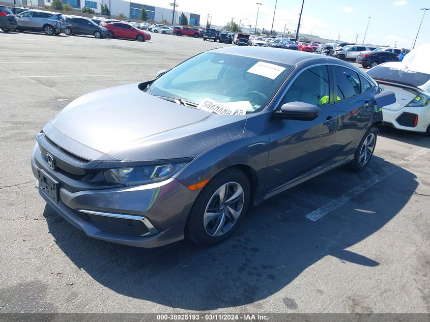 2021 HONDA CIVIC LX - 2HGFC2F60MH553968