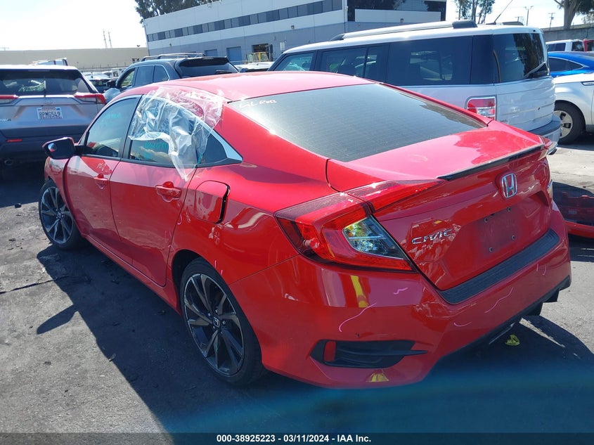 VIN 2HGFC2F82MH525719 2021 HONDA CIVIC SPORT