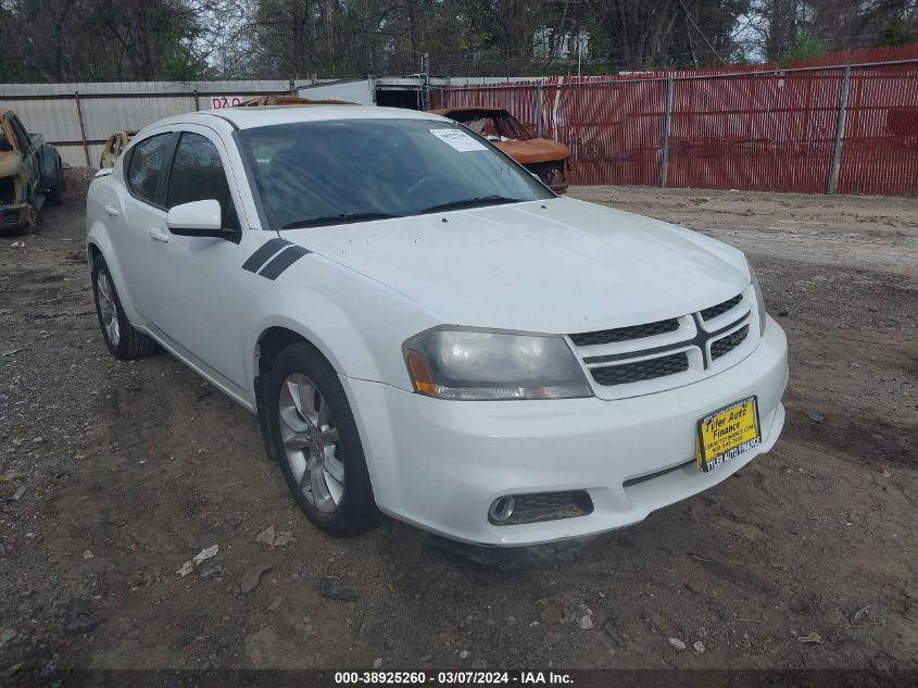 2013 DODGE AVENGER R/T - 1C3CDZBG0DN584347