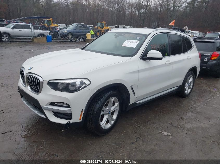 2019 BMW X3 Sdrive30I VIN: 5UXTR7C54KLF36116 Lot: 38925274