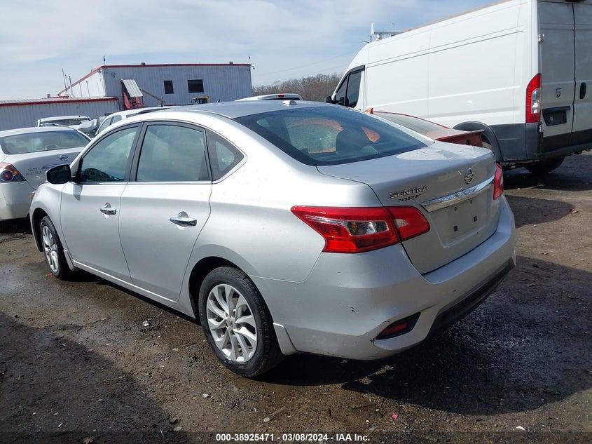 VIN 3N1AB7AP7KY238989 2019 NISSAN SENTRA SV