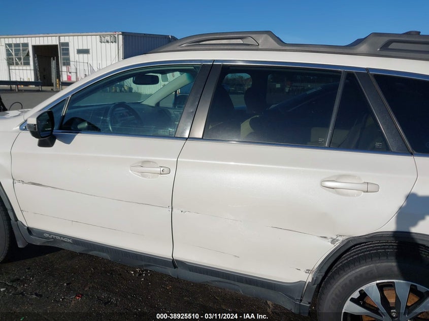 2015 SUBARU OUTBACK 2.5I LIMITED - 4S4BSBNC8F3305749