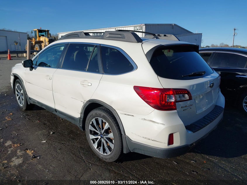 2015 SUBARU OUTBACK 2.5I LIMITED - 4S4BSBNC8F3305749