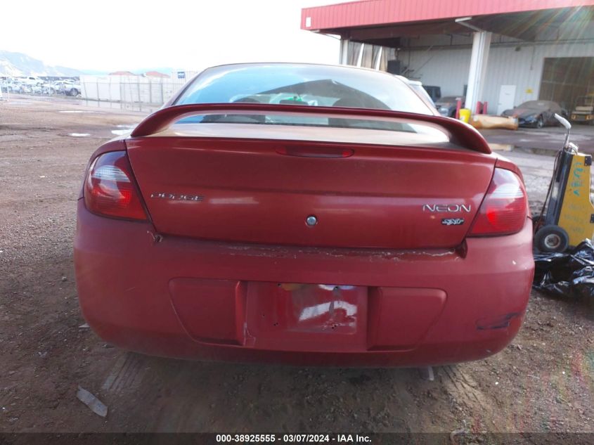 2005 Dodge Neon Sxt VIN: 1B3ES56C95D143075 Lot: 38925555