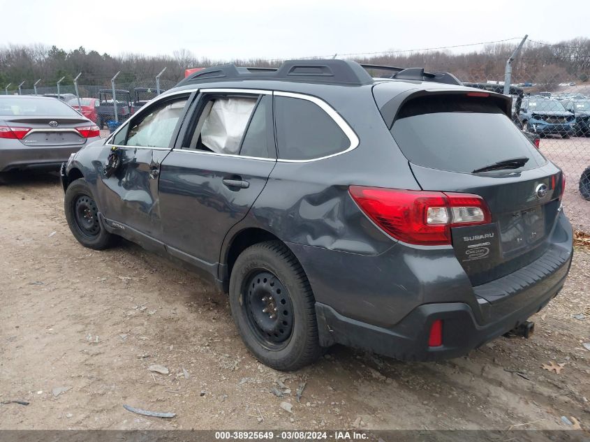 2018 Subaru Outback 2.5I Premium VIN: 4S4BSACC4J3363394 Lot: 38925649
