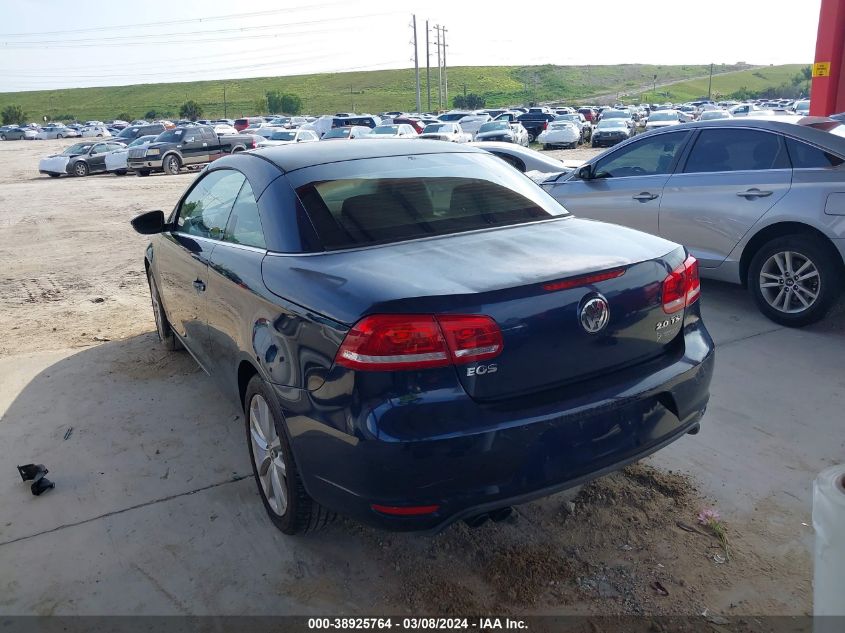 2012 Volkswagen Eos Komfort VIN: WVWBW7AHXCV007596 Lot: 38925764