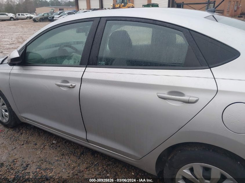 2021 Hyundai Accent Se VIN: 3KPC24A60ME139365 Lot: 38925826