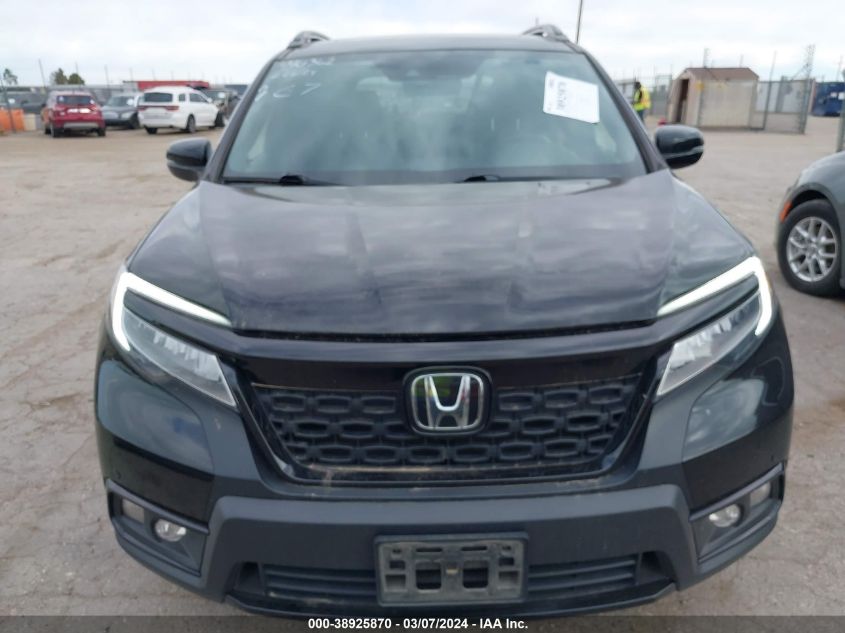 2021 Honda Passport Elite VIN: 5FNYF8H03MB028757 Lot: 38925870