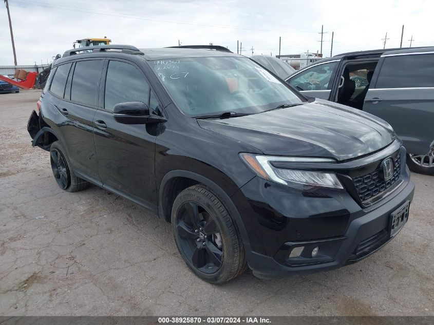 2021 Honda Passport Elite VIN: 5FNYF8H03MB028757 Lot: 38925870