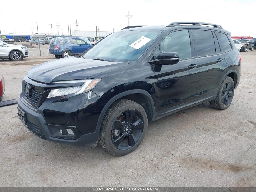 2021 Honda Passport Elite VIN: 5FNYF8H03MB028757 Lot: 38925870