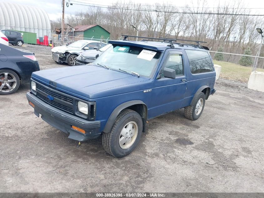 1991 Chevrolet Blazer S10 VIN: 1GNCT18Z5M0108544 Lot: 38926395