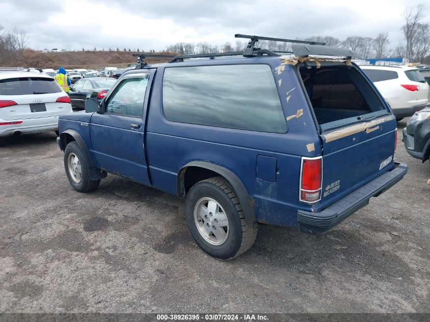 1991 Chevrolet Blazer S10 VIN: 1GNCT18Z5M0108544 Lot: 38926395