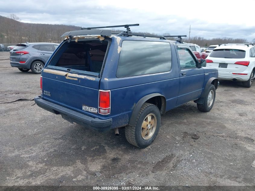 1991 Chevrolet Blazer S10 VIN: 1GNCT18Z5M0108544 Lot: 38926395