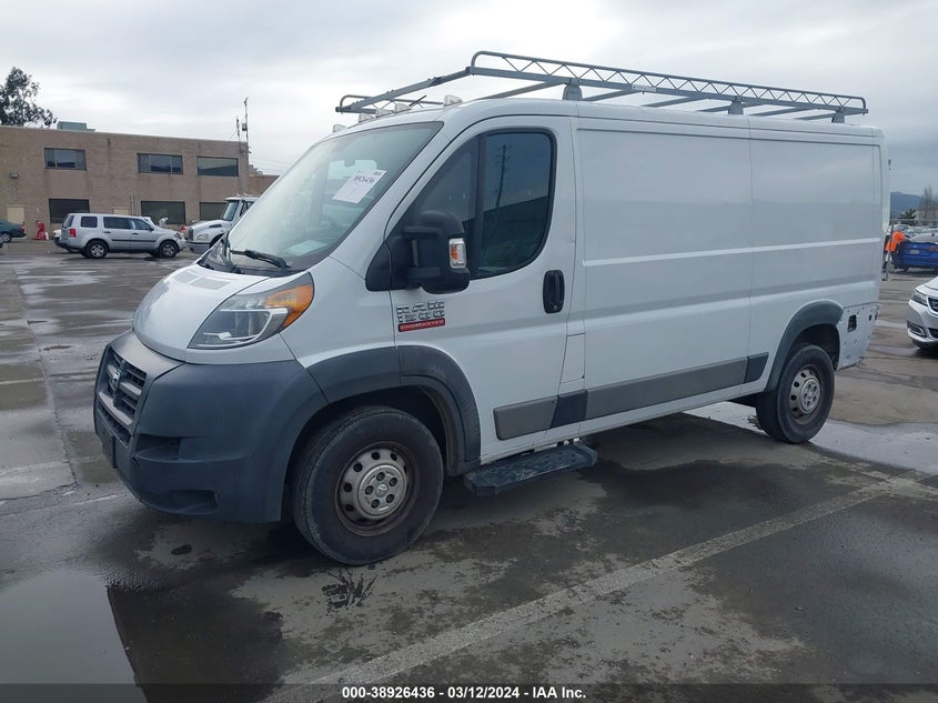 2016 RAM PROMASTER 1500 LOW ROOF - 3C6TRVAG0GE105450
