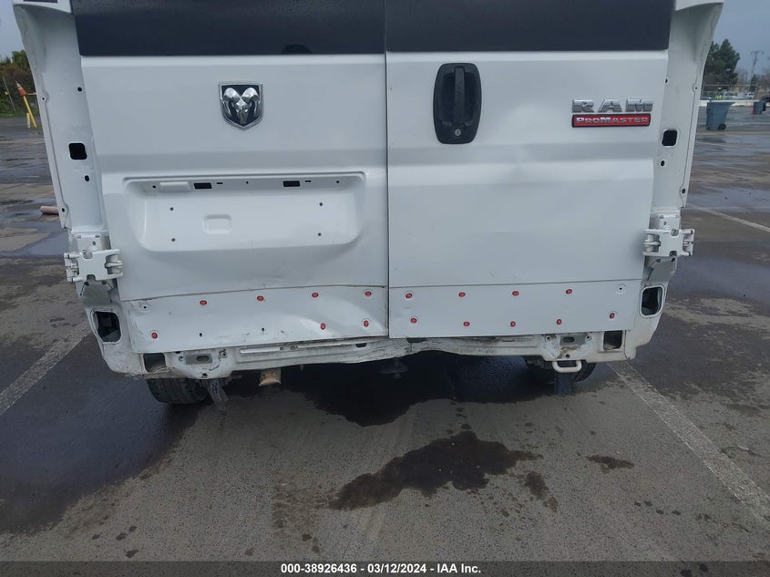 2016 RAM PROMASTER 1500 LOW ROOF - 3C6TRVAG0GE105450