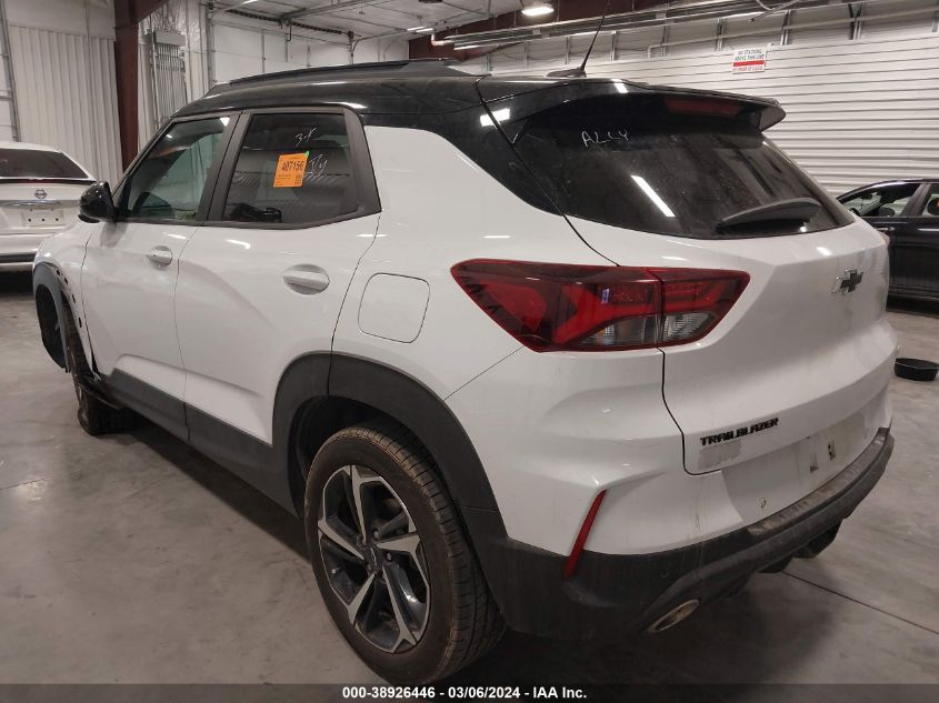 2021 Chevrolet Trailblazer Fwd Rs VIN: KL79MTSL4MB039749 Lot: 38926446