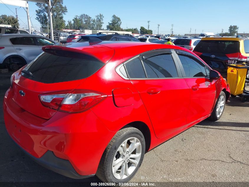 2019 Chevrolet Cruze Ls VIN: 3G1BC6SM6KS609505 Lot: 38926590