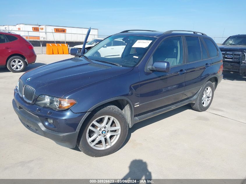 2004 BMW X5 3.0I VIN: 5UXFA135X4LU22848 Lot: 38926623