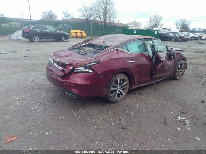 2020 Nissan Maxima S Xtronic Cvt VIN: 1N4AA6BV2LC381825 Lot: 38926690