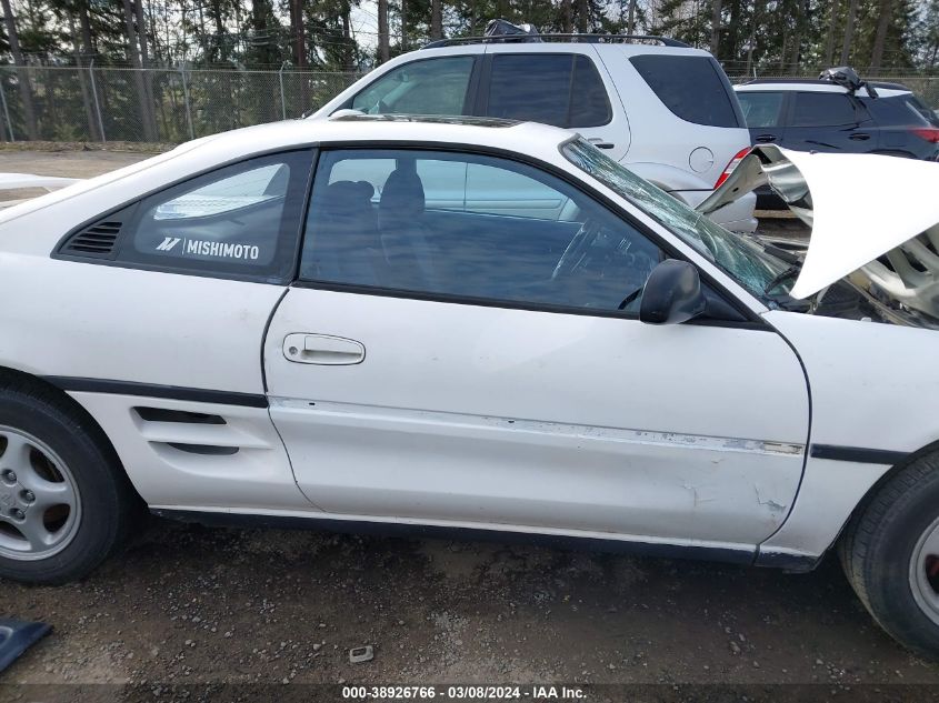 1991 Toyota Mr2 VIN: JT2SW21M2M0008037 Lot: 38926766