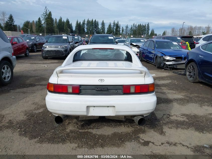 1991 Toyota Mr2 VIN: JT2SW21M2M0008037 Lot: 38926766