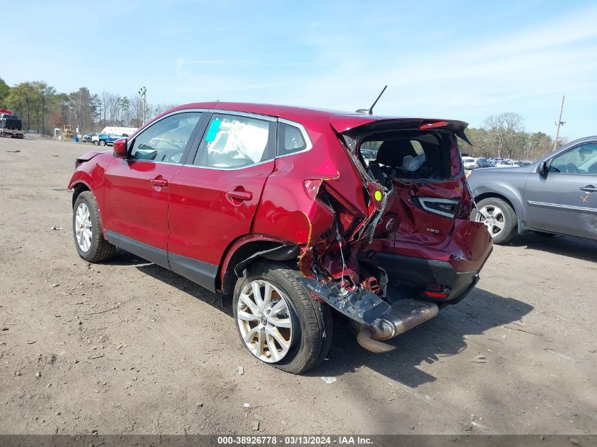 2021 Nissan Rogue Sport S Awd Xtronic Cvt VIN: JN1BJ1AW6MW425095 Lot: 38926778