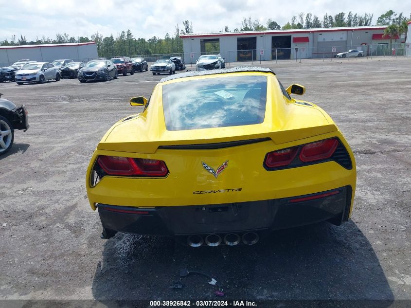 2015 Chevrolet Corvette Stingray Z51 VIN: 1G1YJ2D79F5109161 Lot: 38926842