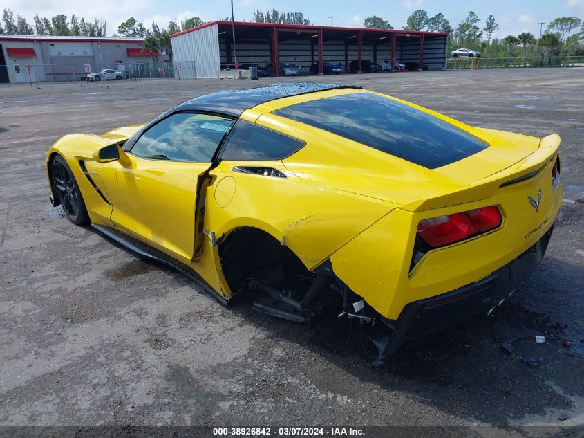 2015 Chevrolet Corvette Stingray Z51 VIN: 1G1YJ2D79F5109161 Lot: 38926842