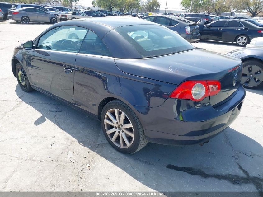 WVWBA71F69V018312 2009 Volkswagen Eos Komfort