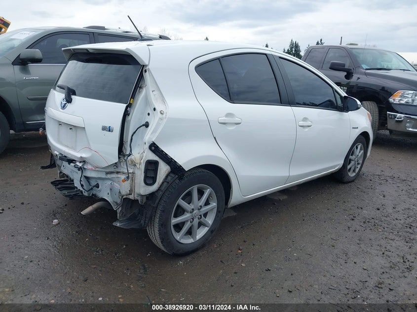2013 TOYOTA PRIUS C FOUR - JTDKDTB35D1035333