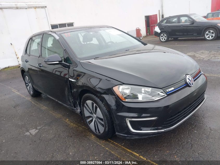 2016 Volkswagen E-Golf Se VIN: WVWKP7AU0GW914688 Lot: 38927084