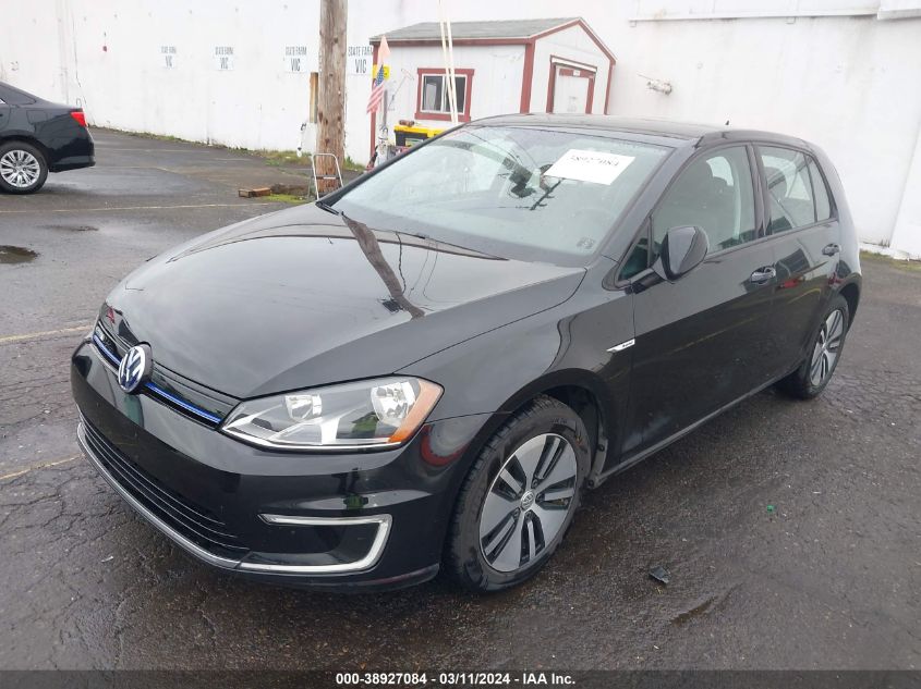 2016 Volkswagen E-Golf Se VIN: WVWKP7AU0GW914688 Lot: 38927084