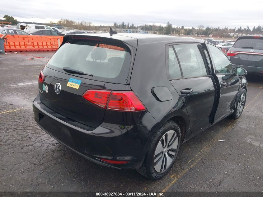 2016 Volkswagen E-Golf Se VIN: WVWKP7AU0GW914688 Lot: 38927084