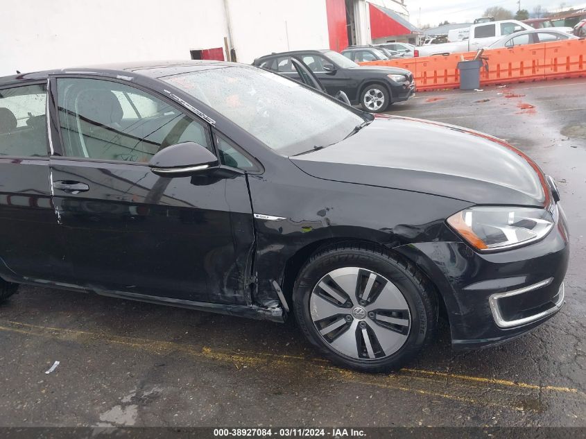 2016 Volkswagen E-Golf Se VIN: WVWKP7AU0GW914688 Lot: 38927084