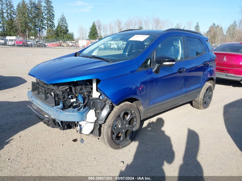 2021 Ford Ecosport Ses VIN: MAJ6S3JL9MC455051 Lot: 38927203