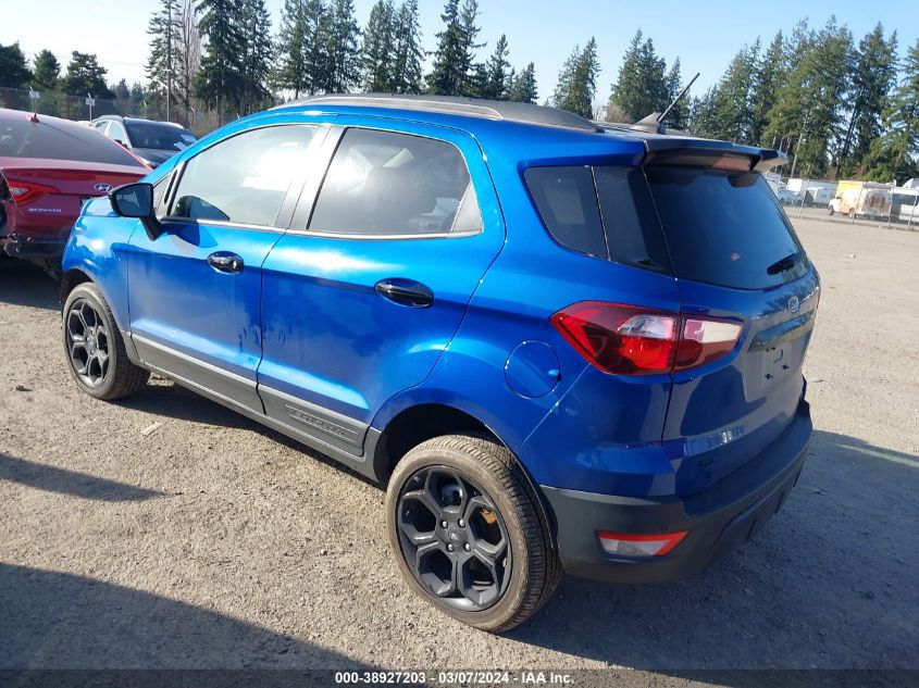 2021 Ford Ecosport Ses VIN: MAJ6S3JL9MC455051 Lot: 38927203